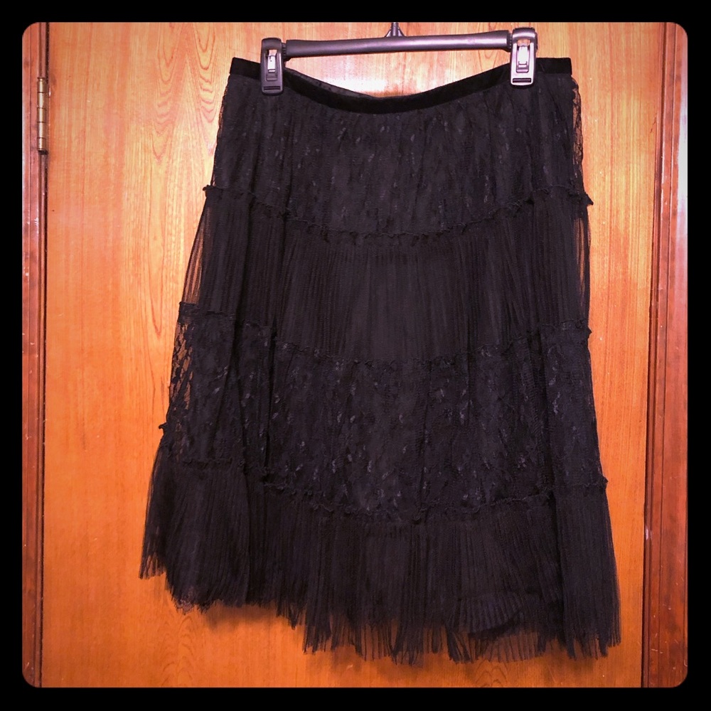 Black Lace Skirt